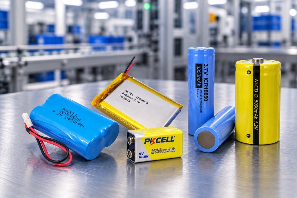 Baterías PKCell Chile de distintas químicas y formatos